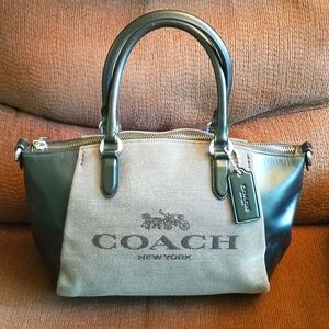 COACH New York Black and Grey Bag